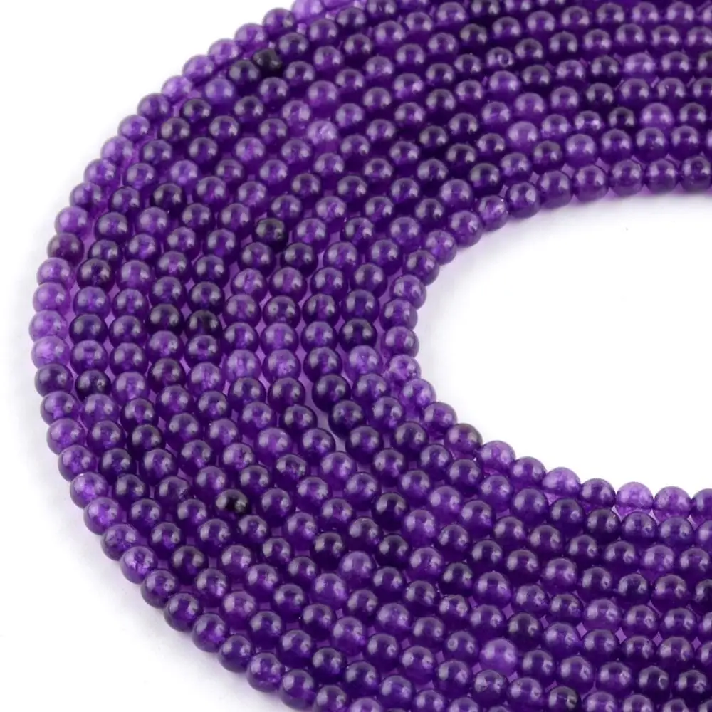 Круглые бусины из нефрита диаметром 3 мм для изготовления ювелирных изделий |