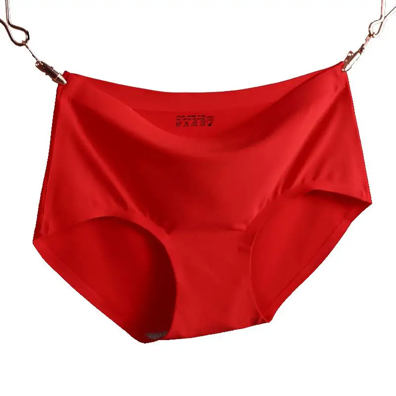 1 шт. дамских трусов трусы до середины талии модные бесшовное белье Трусики