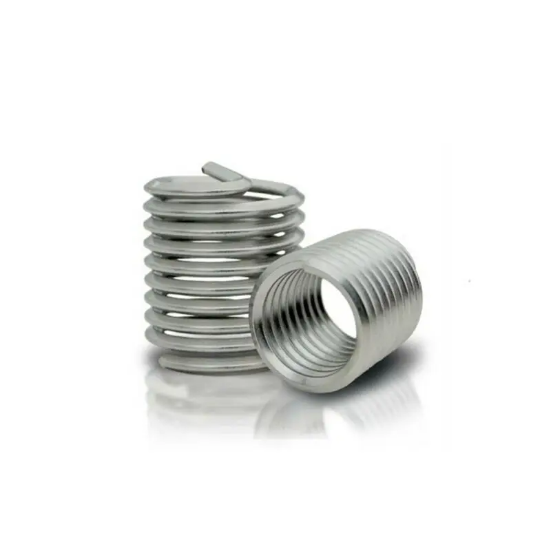 

Threaded Heli Coil Repair Insert Kit Set Metric M3 - M12 60Pcs Strippeds Silver Car Accessories Decoration Automobiles Goods