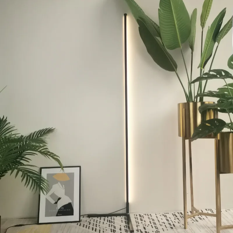 Минималистичный светодиодный напольный светильник современный домашний для