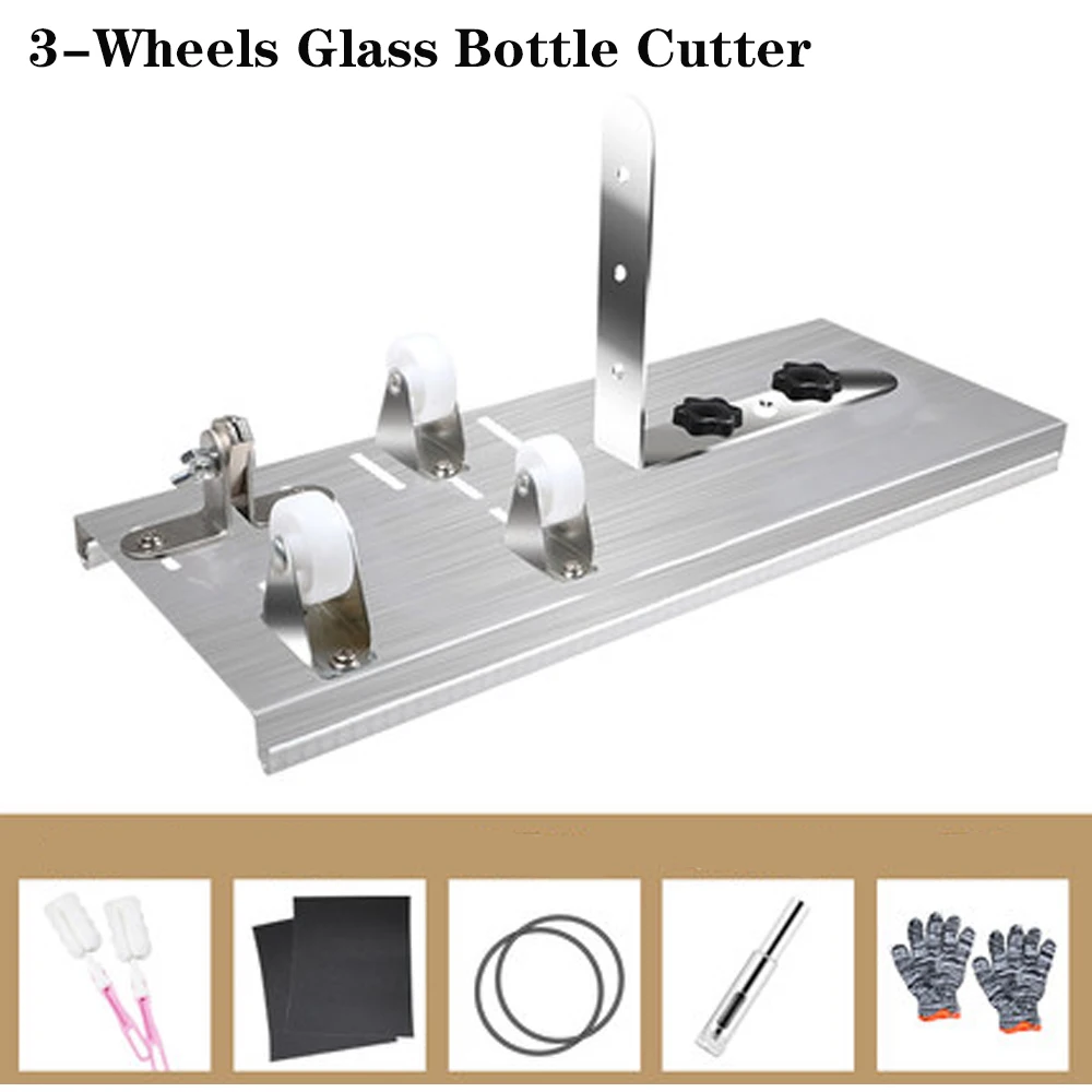 Резак для стеклянных бутылок-DIY машина резки стекла металлическая подставка