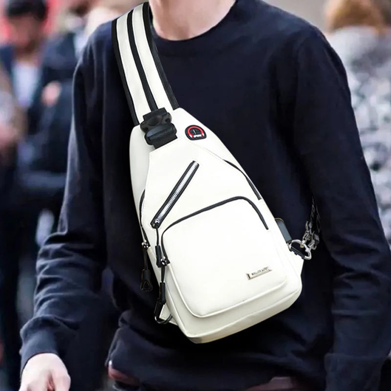 

Messenger Bag Men's and Women's Factory Direct Supply New Fashion Casual Shoulder Bags Street Fashion Trendy Men's Pu Sho