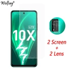 Защита объектива камеры для Honor 10X Lite, защита экрана, закаленное стекло для Honor 10X Lite, стекло для камеры для Honor 10X Lite 6,67