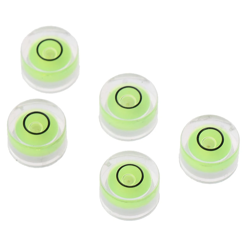 

9.8*6mm Bubble Level Mini Spirit Level Bullseye Level Measurement Instrument 5/10Pcs