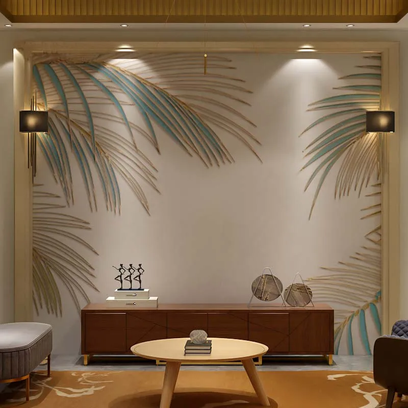 3D трехмерные обои фон для телевизора настенные светильники гостиной спальни