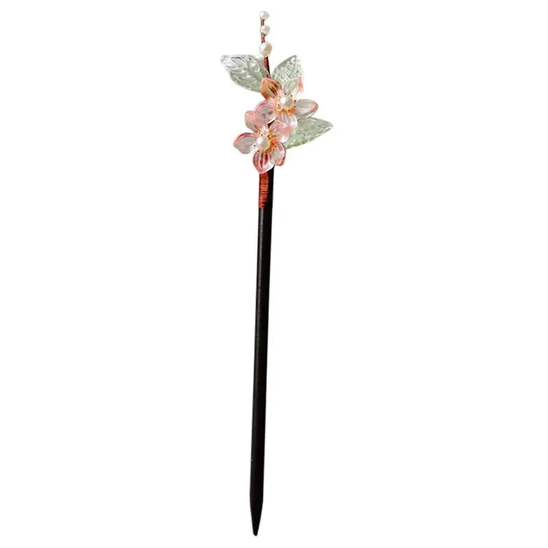 

1pc Wooden Chinese Style Elegant Delicate Decorative Hairpin Hair Clip Hair Stick