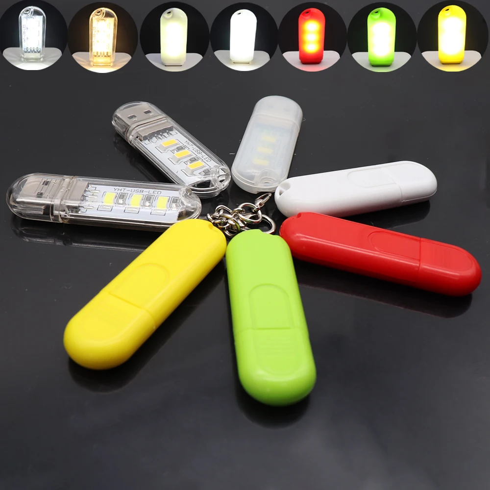 

Mini Portable USB LED Book Light 3LEDs DC 5V For PC Laptops Computer Notebook Power Bank Camping Lamp Reading Bulb