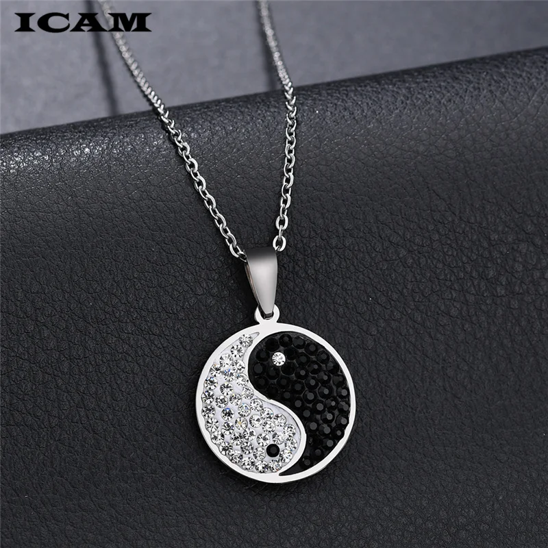 ICAM Инь Ян подарок модный мужской лучший друг женщины унисекс пары ювелирных