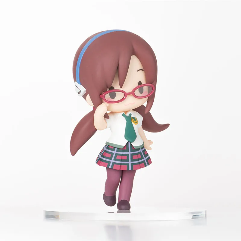 

Eva Q Version Mari Makinami Illustrious Anime Figure Figurine Eva Figural Toys Anime Peripherals Model Model Pvc Model Toys Gift