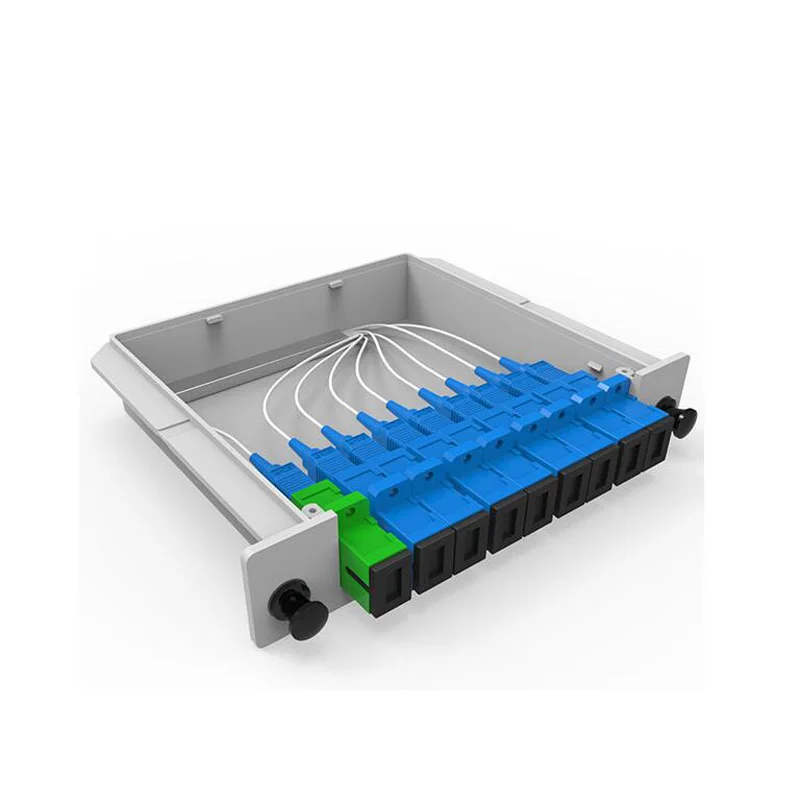 SC APC PLC 1X8 волоконно оптический разветвитель FTTH с PLC|Оптоволоконное оборудование| |