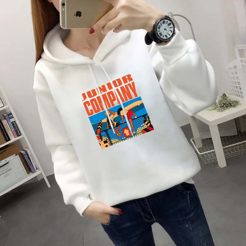 

Women Hoodies Casual Cute Funny Harajuku Printed Hoodie Winter Female Hoodies Women Long Sleeve Clothing Sudadera Mujer Moletom