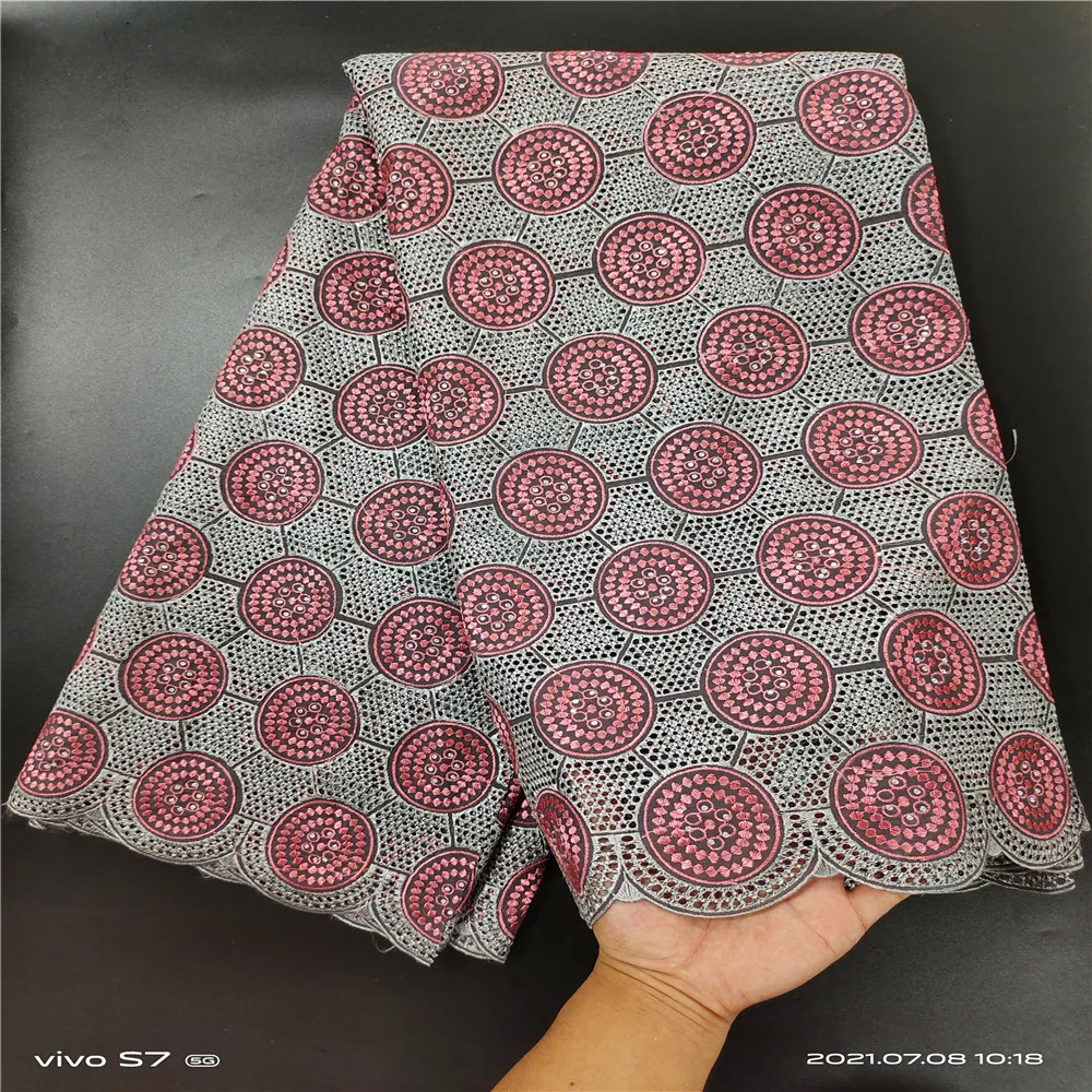 Африканская гипюровая кружевная ткань высокое качество Нигерия швейцарская