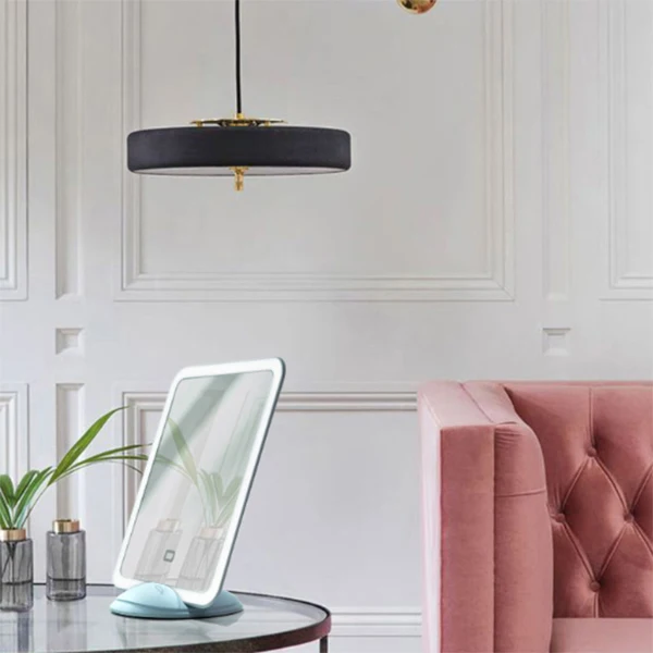 

Led Cosmetic Mirror, Portable Light with Stand, Wall-Mounted Vertical Dual-Use Luminous Cosmetic Mirror