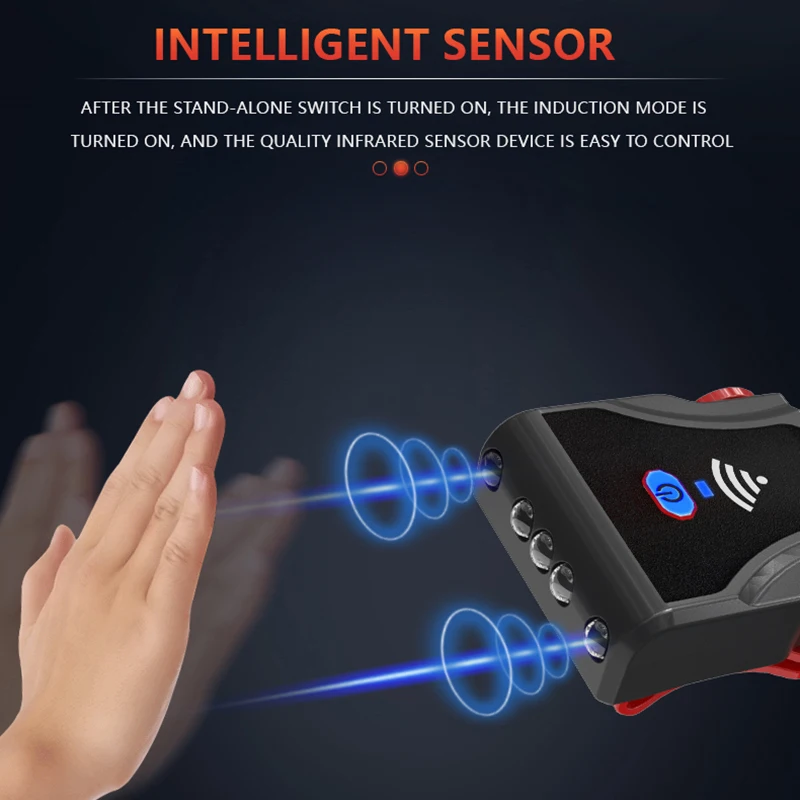 3 светодиодный налобный фонарь зондирования Кепки зажим светильник USB