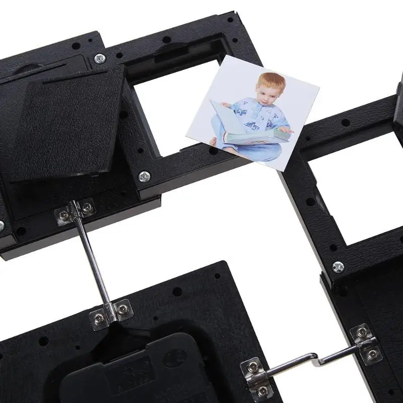 Большая рамка для фотографий часы 2019 новые настенные с 12 картинками современный