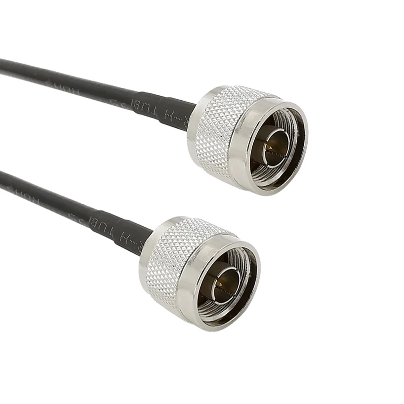 N Тип заглушка RF коаксиальный LMR195 кабель с низким уровнем потерь штыревой в