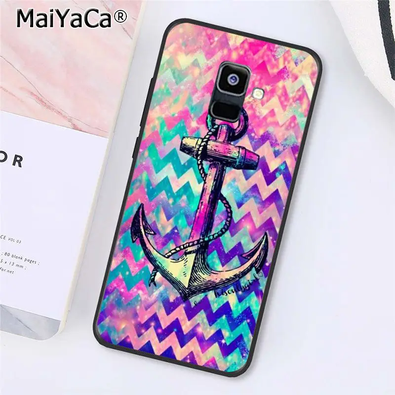 MaiYaCa Любовь Фиолетовый Блестящий чехол для телефона Samsung Galaxy A7 A50 A70 A40 A20 A30 A8 A6 Plus A9