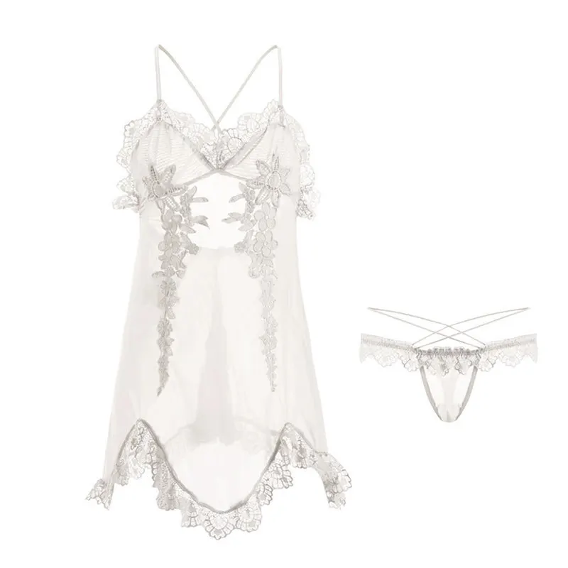 

Creation 101 Women's Sexy Nightdress Similar to Embroidered Nightdress Sexy Perspective Nightdress Women