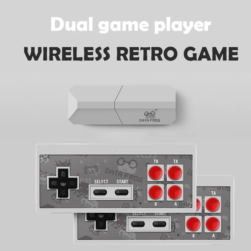 Двойные геймпады ретро видео игра беспроводная Ретро игровая консоль для ПК 8 бит