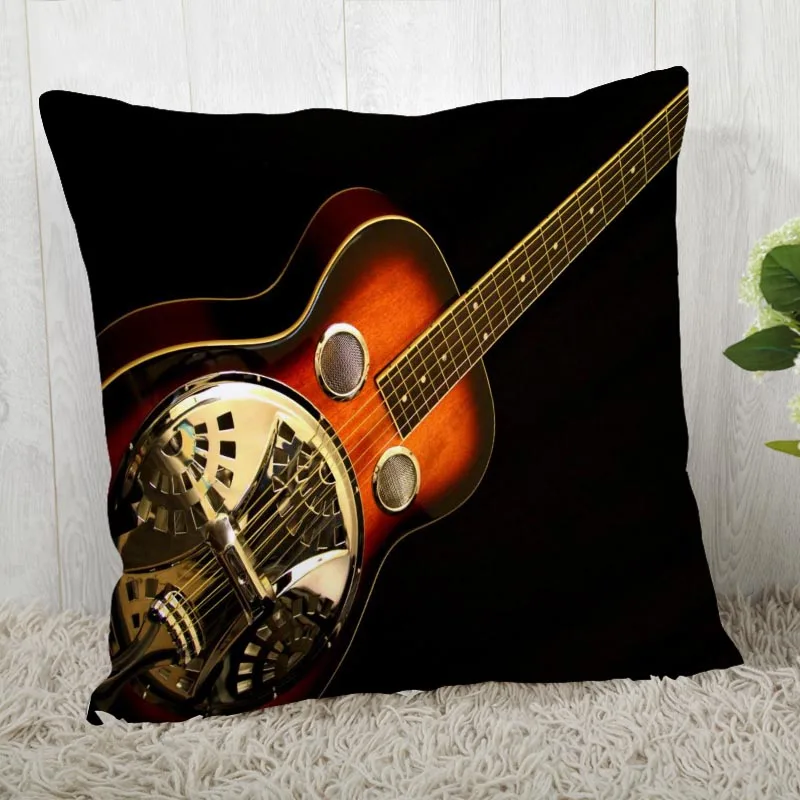 Наволочки под заказ гитарная квадратная наволочка Рождественская Наволочка на