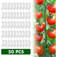 50pcs plastic plant clips supports connects reusable protection grafting fixing tool gardening supplies vegetable tomato garden