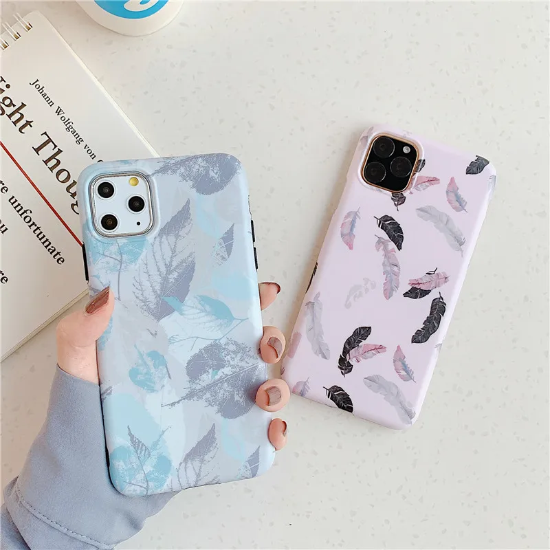YBD Ретро Чехол для iPhone 11 Pro Max XR XS 7 8 6 Plus Мягкий чехол телефона IMD |