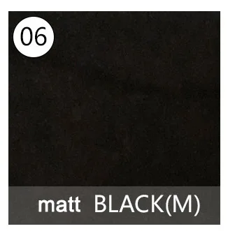 06 matt black Изготовленный На Заказ Мягкий золотой PU логотип пленка галька теплопередача футболка платье наклейки из золотистой фольги железная одежда золотистые железные виниловые нашивки - Цвет: 06 matt black