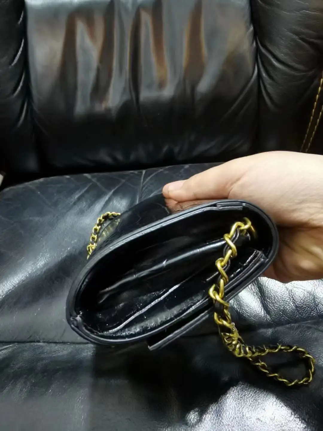 

2021 New chain bag one-shoulder oblique bag crocodile leather ms. small square bag fashion mobile phone bag