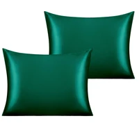 sisisilk 1pc pure emulation silk satin pillowcase for bed summer smooth cool sleeping pillowcases envelope pillow cover