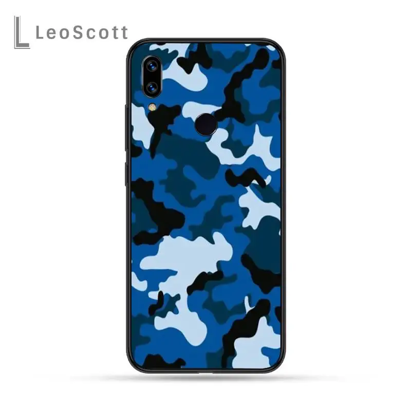 

Camouflage Pattern Camo military Army Phone Case For Xiaomi Redmi Note 4 4x 5 6 7 8 pro S2 PLUS 6A PRO