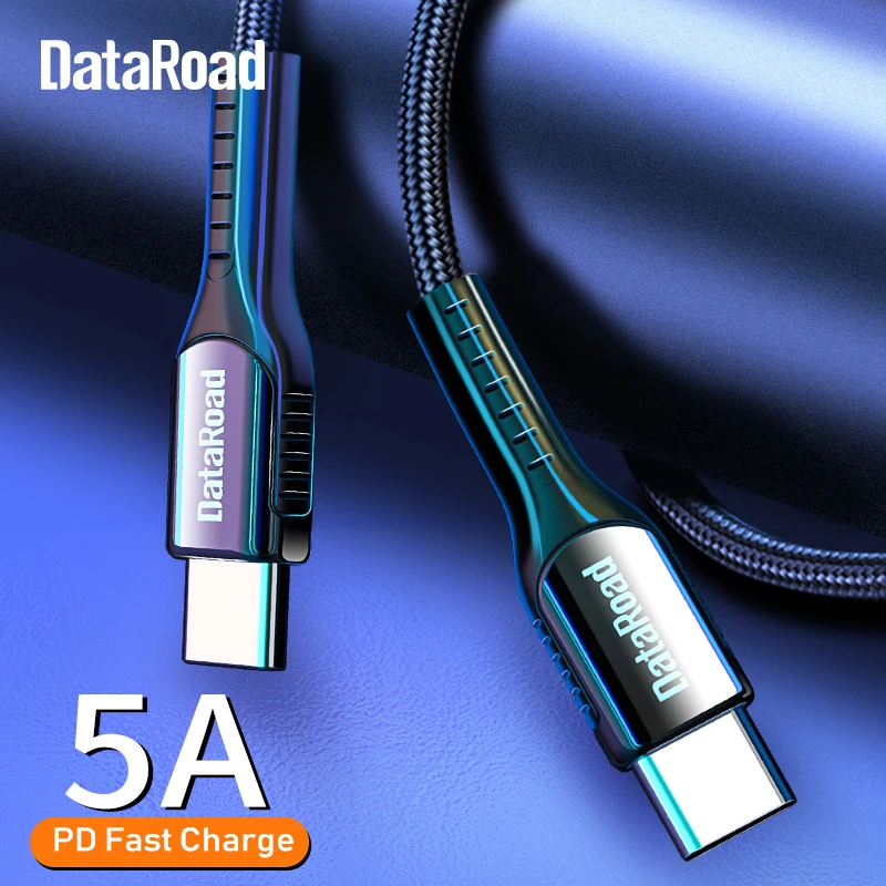 Кабель DataRoad 5A USB Type C для Huawei Mate 30 Pro P40 Plus Samsung Note7 Note8 S8 + S9 кабеля Xiaom QC3.0|Кабели