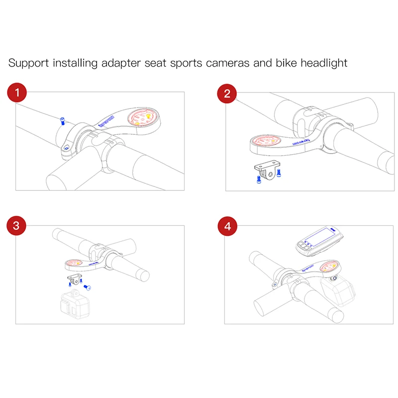 S80 Bike Computer Holder Out+front Mount for Bicycle IGS20E/iGS60/iGS10 GARM1 200/50 Cycling Speedometer | Спорт и развлечения