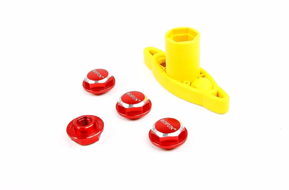 Пластиковый гаечный ключ и алюминиевая гайка колеса для 1/5 Losi 5ive T Rovan Lt King Motor X2 Rc
