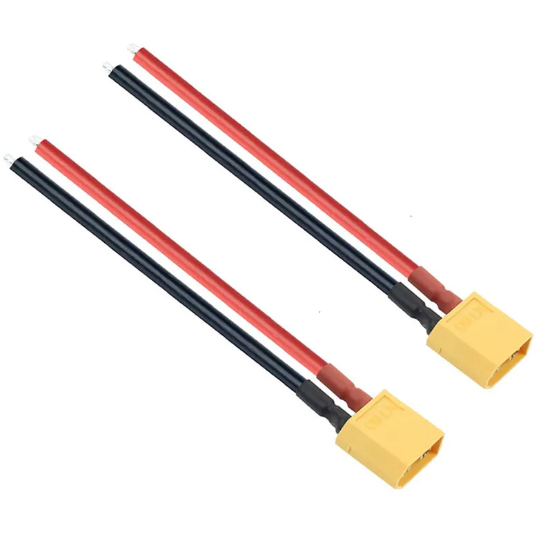Разъем XT60 гнездовой/Штекерный разъем с кремниевым проводом 12 AWG/14AWG/16AWG кабель 10