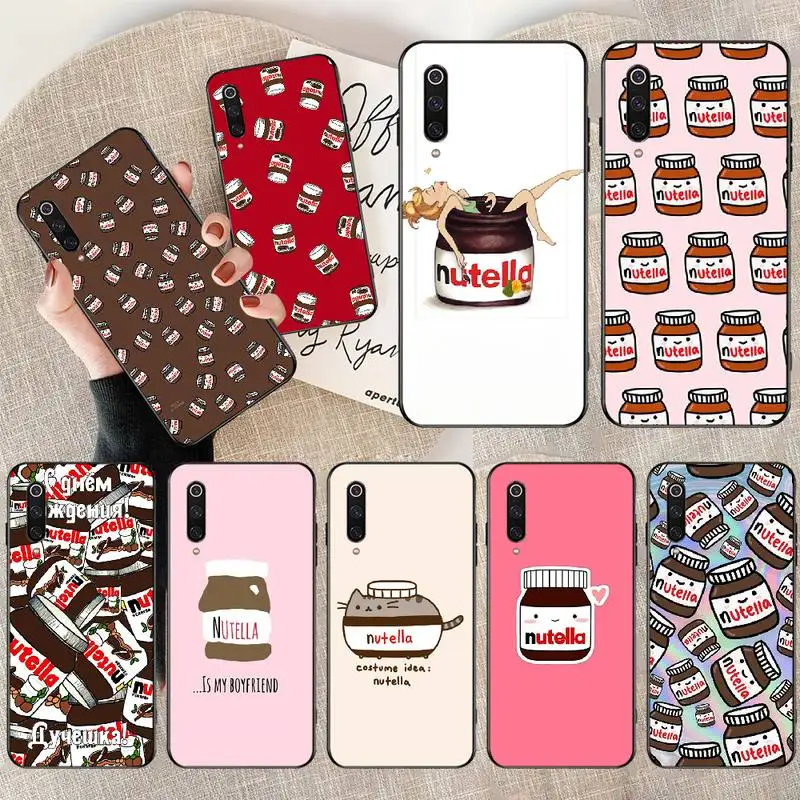 Черный чехол для телефона PENGHUWAN из ТПУ с изображением шоколадной еды Tumblr Nutella