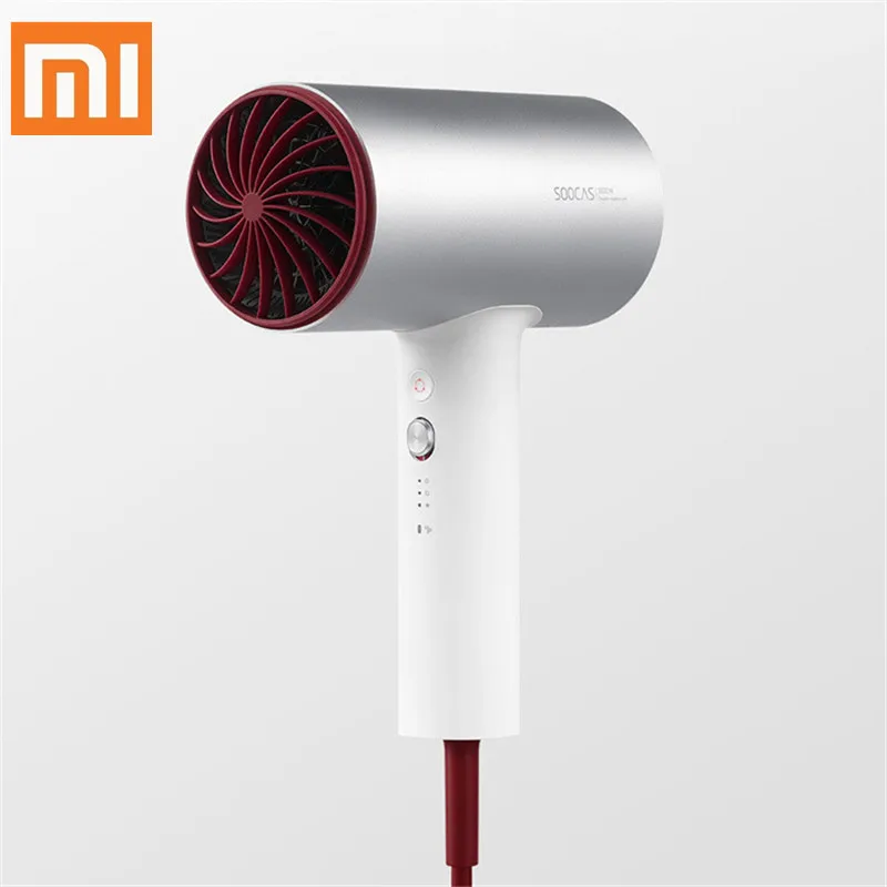 

Xiaomi SOOCAS H3 H3S Hair Dryer Negative Ions Quick-Drying Electric Hair Care 1800W Air Outlet Anti-Hot Innovative