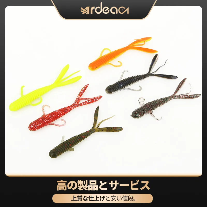 

Ardea soft bait 10pcs 72mm 1.3g fishing lure Swimbait eazyWobblers Pesca Silicone Tackle trout Carp Jigging bass pike winter