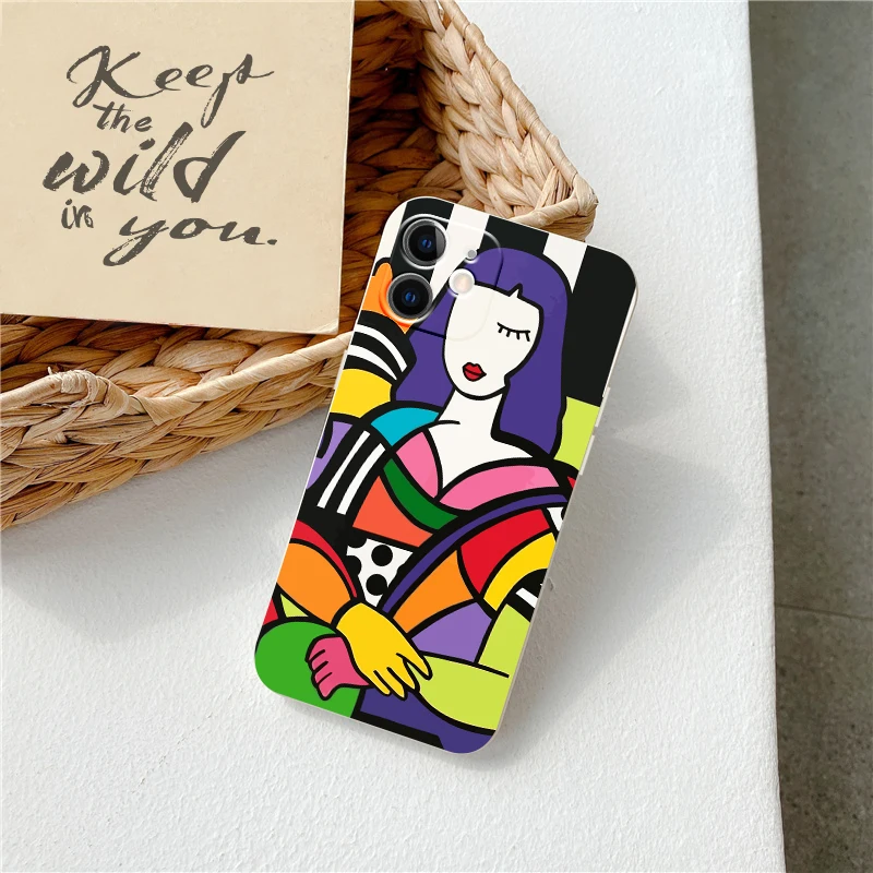 nohon design x60 pro 50 silicone x21 iqoo pro for vivo smart abstract art phone case s9e s7 case for iqoo 7 neo 5 3 back cover free global shipping