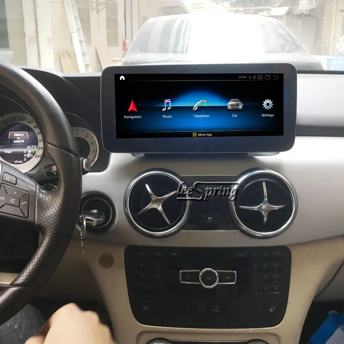 10 25 дюймовый Android 0 Автомобильный GPS навигатор для Mercede Benz GLK X204 GLK260 GLK300 2013 2015