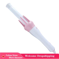 new 2 in 1 professional hair curler mini portable ceramic hair iron white hair iron styling tool home salon for woman