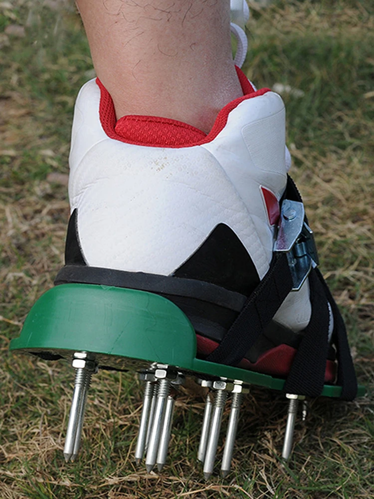 Луговые сандалии с шипами для сада и прогулок Обувь луга аэратора рыхлых почв