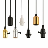 vintage lamp socket edison screw lamp holder e27 e26 bulb bases edison light bulb 90 265v industrial hanging lamp home for decor