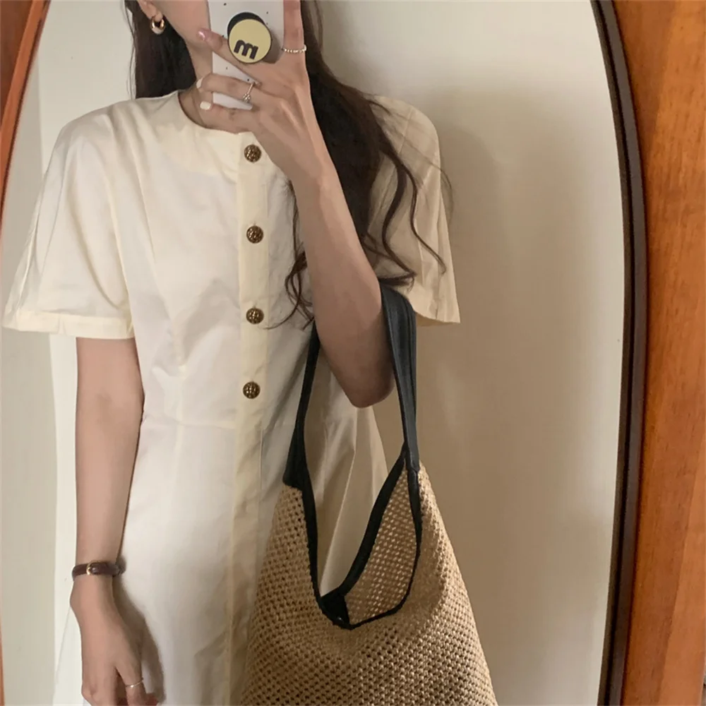 Новинка 2021 французское летнее элегантное приталенное женское ретро платье HziriP