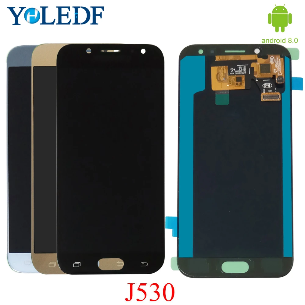 Супер AMOLED ЖК дисплей для SAMSUNG Galaxy J5 Pro 2017 J530 J530F SM сенсорный экран Tela дигитайзер в