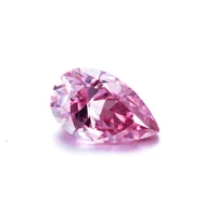 Factory Wholesale Price 1 Carat Moissanite Diamond Loose Gemstones Pink Color Pear Shape For Jewelry Making