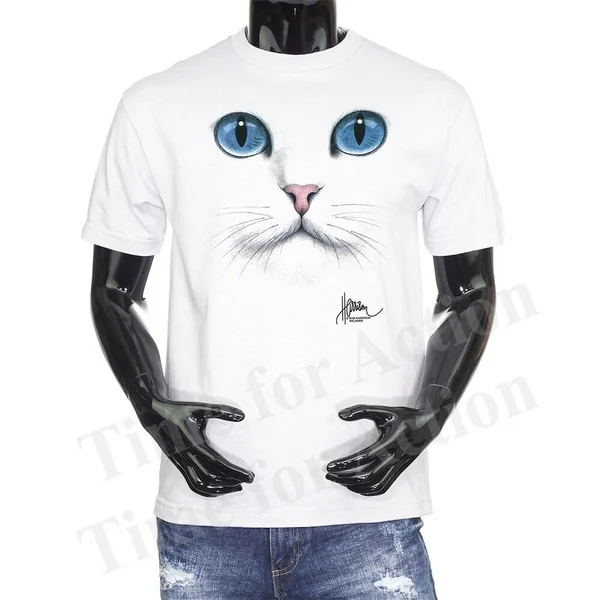 

Blue Eyed Cat Animal Pet Lover Graphic T-shirts