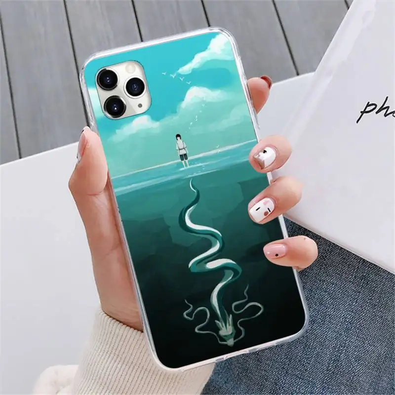 

Cartoon Studio Ghibli Spirited Away Totoro Phone Case For iphone 12 5 5s 5c se 6 6s 7 8 plus x xs xr 11 pro max mini