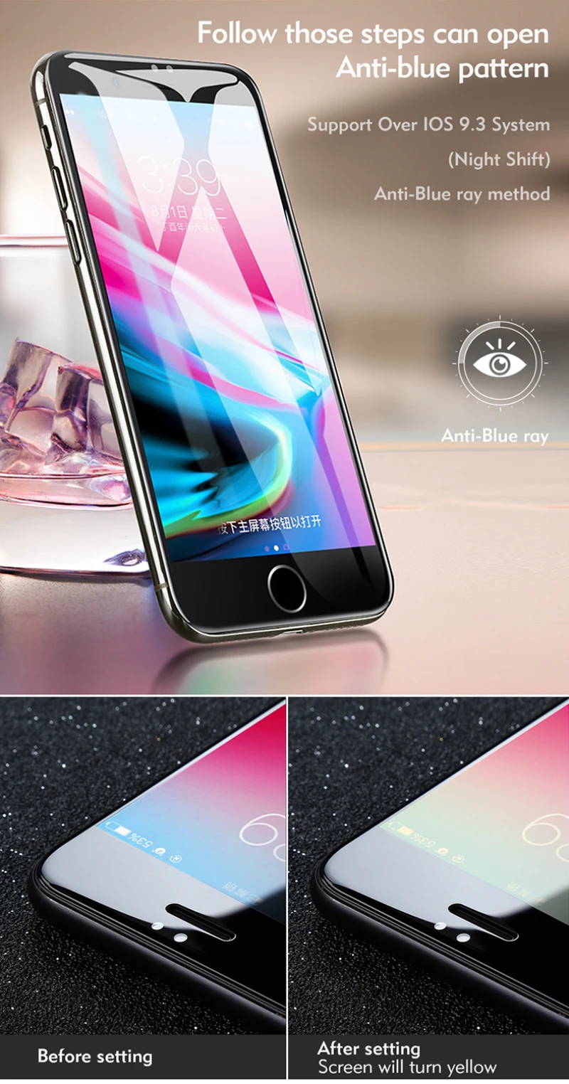 Benks 3D изогнутое 9H AGC HD закаленное стекло Полный экран протектор для iPhone 8 7 7 plus мобильный сотовый экран крышка защитная пленка