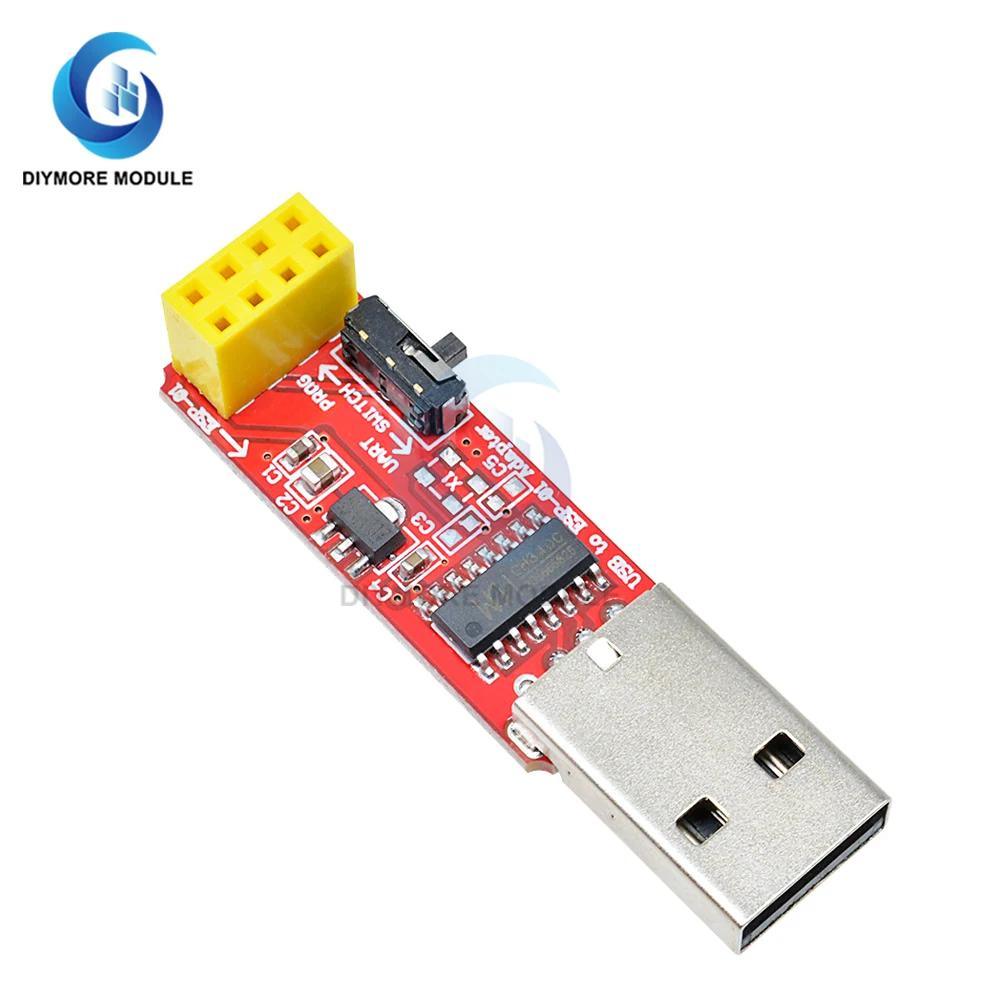 4 5-5 5 В CH340 USB к адаптеру ESP8266 ESP-01 ESP-01S Wi-Fi конвертер программатор модуль для Arduino
