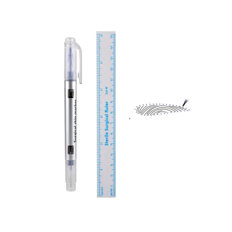Хирургические сверхтонкие маркеры для наконечников трафарет кожи элементы Skribes